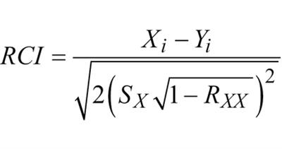 Comparison of false positive and false negative rates of two indices of individual reliable change: Jacobson-Truax and Hageman-Arrindell methods